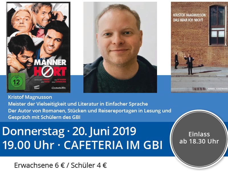 Literaturlesung - Kristof Magnusson
